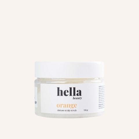 Tẩy tế bào chết cho da đầu tinh chất quả cam Hella Beauty 150g