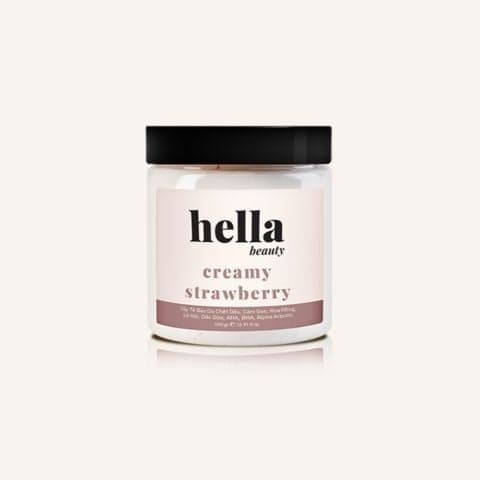 Tẩy tế bào chết body kem dâu Hella Beauty 500g