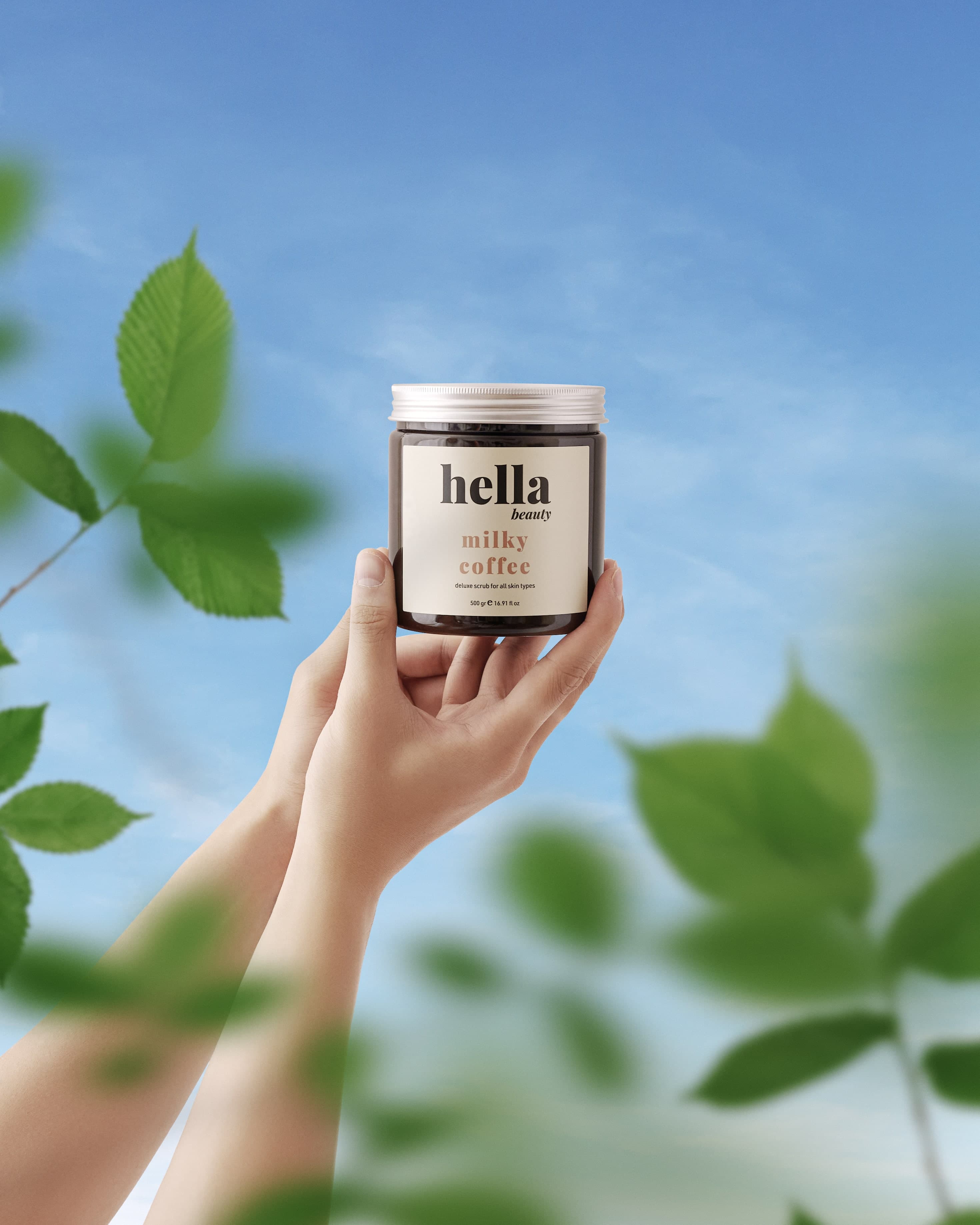 Tẩy Tế Bào Chết Body cà phê Hella Beauty 500g